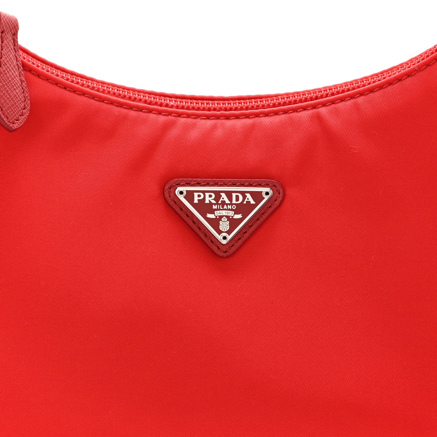 Tessuto Nylon Mini Re-Edition 2000 Bag Rosso