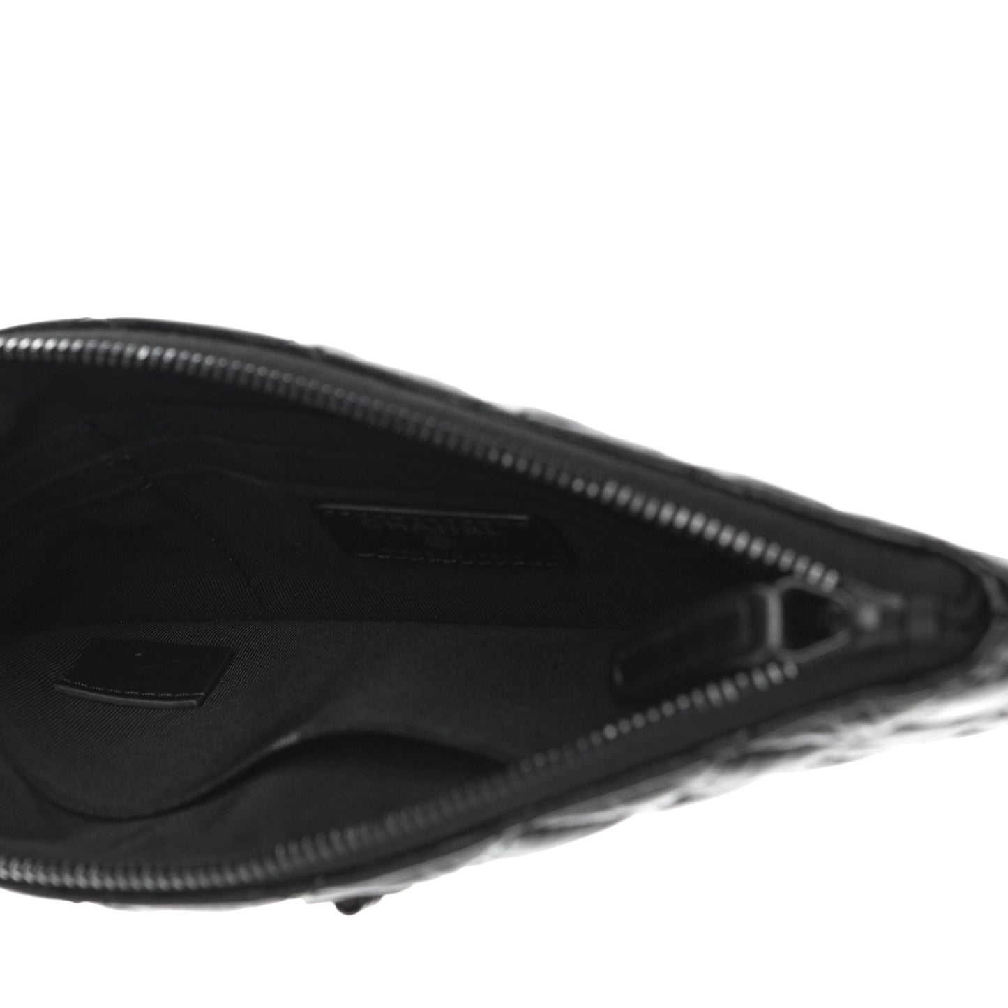 Aged Calfskin Quilted Medium Reissue Cosmetic Case So Black