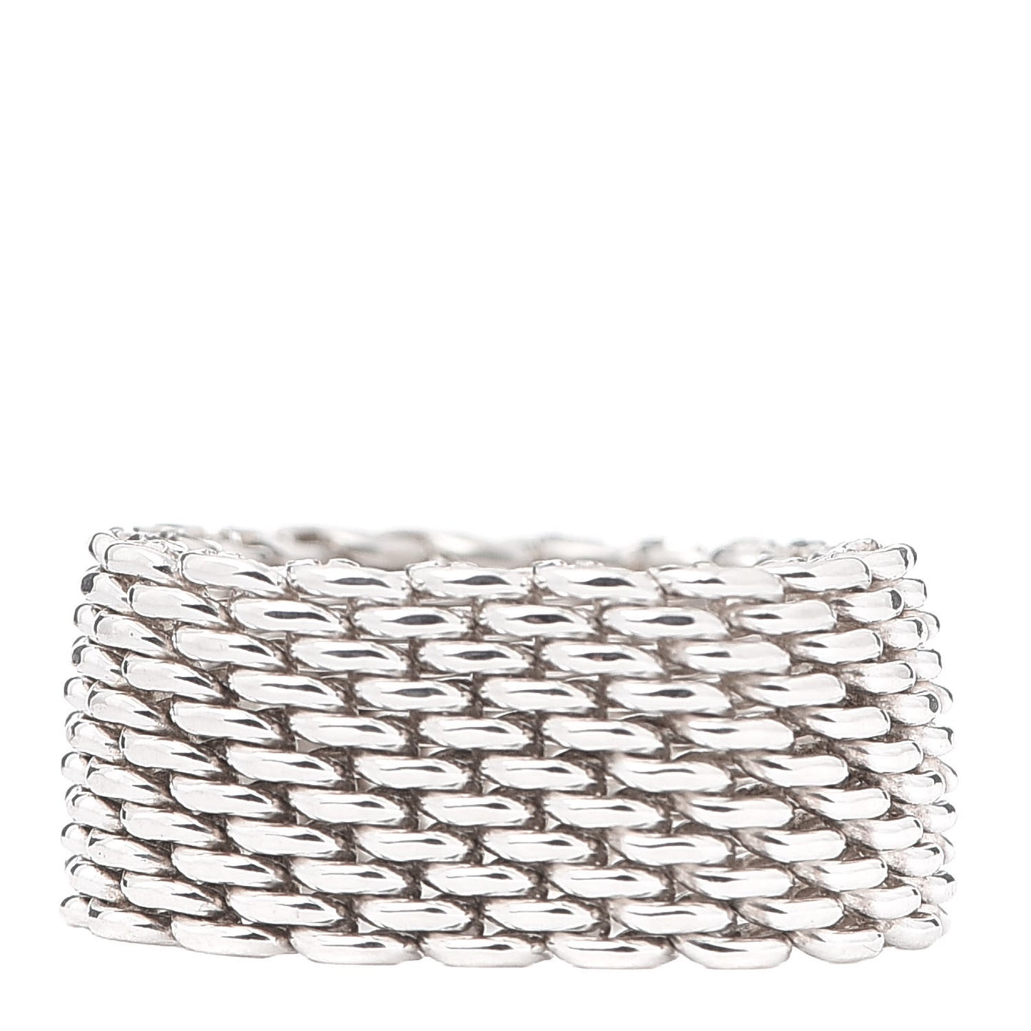 Sterling Silver Somerset Mesh Ring 57 8