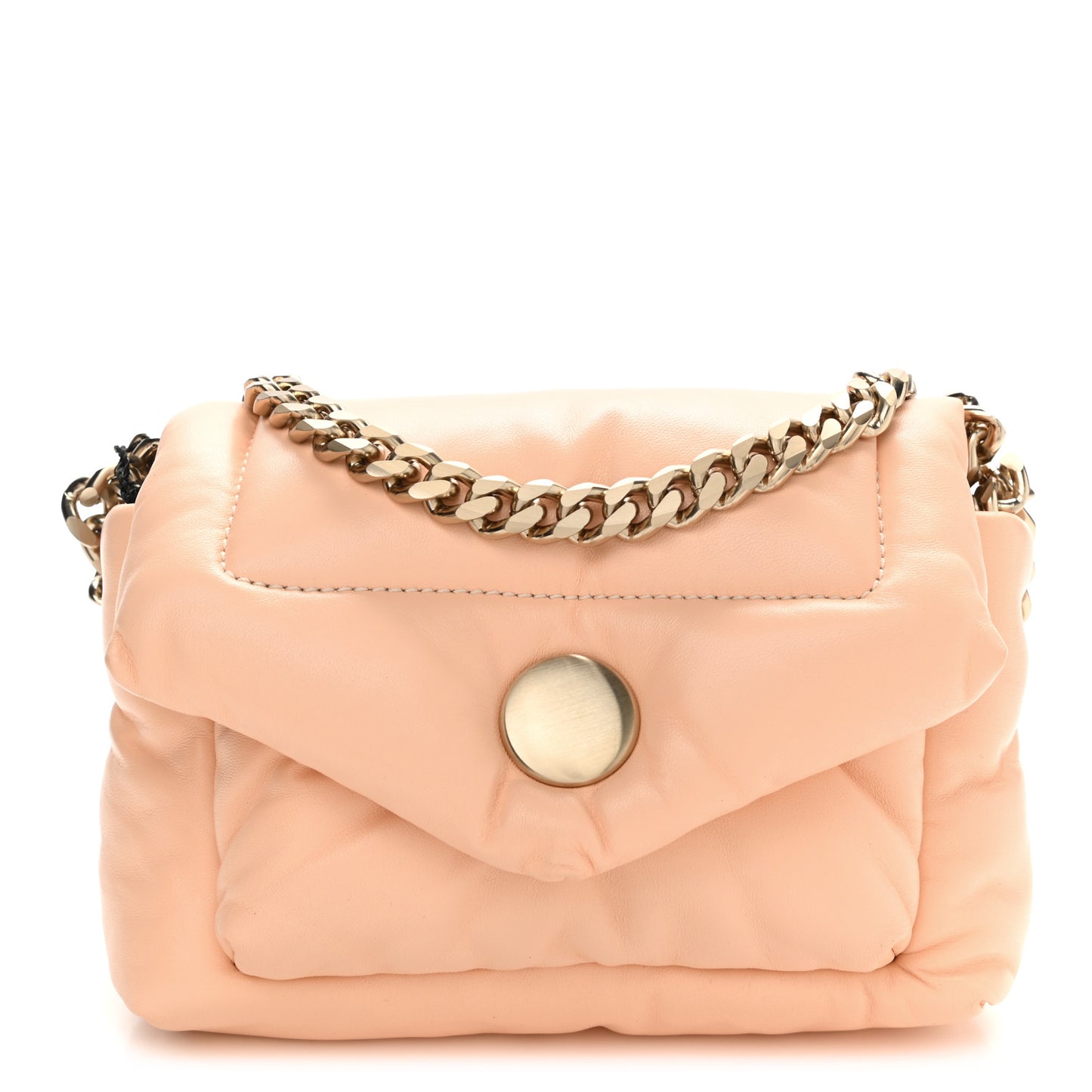Lambskin PS Harris Small Shoulder Bag Peach