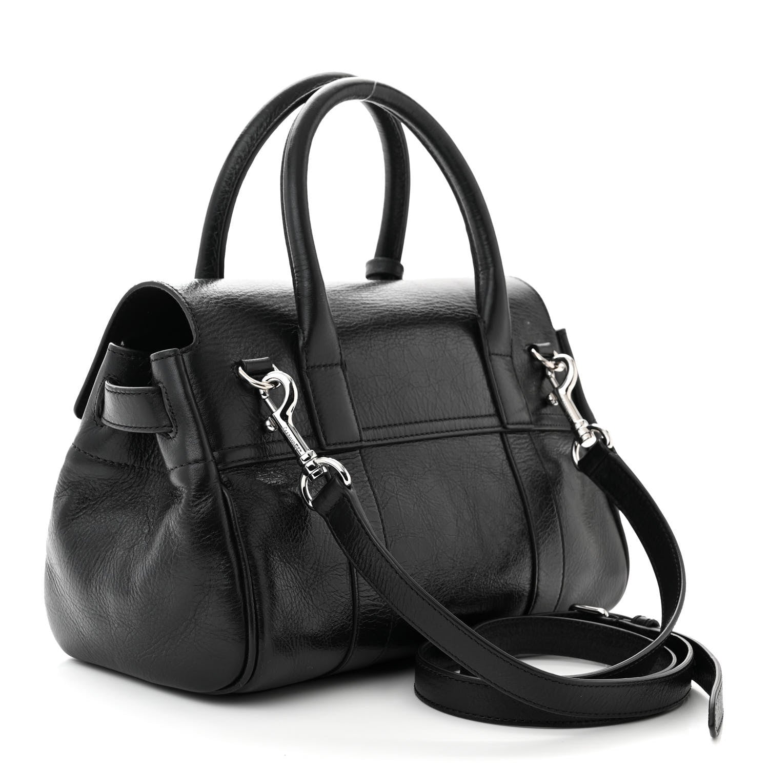 Mulberry Soft Shine Calfskin Small Bayswater Black 2 of 8