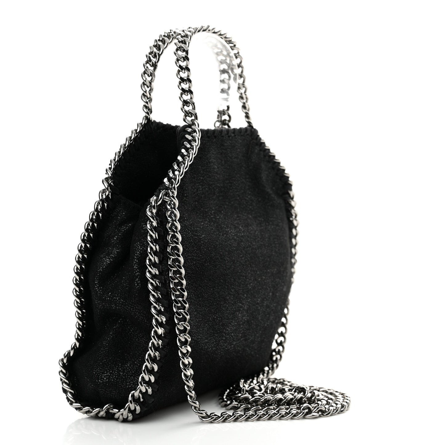Shaggy Deer Tiny Falabella Tote Black