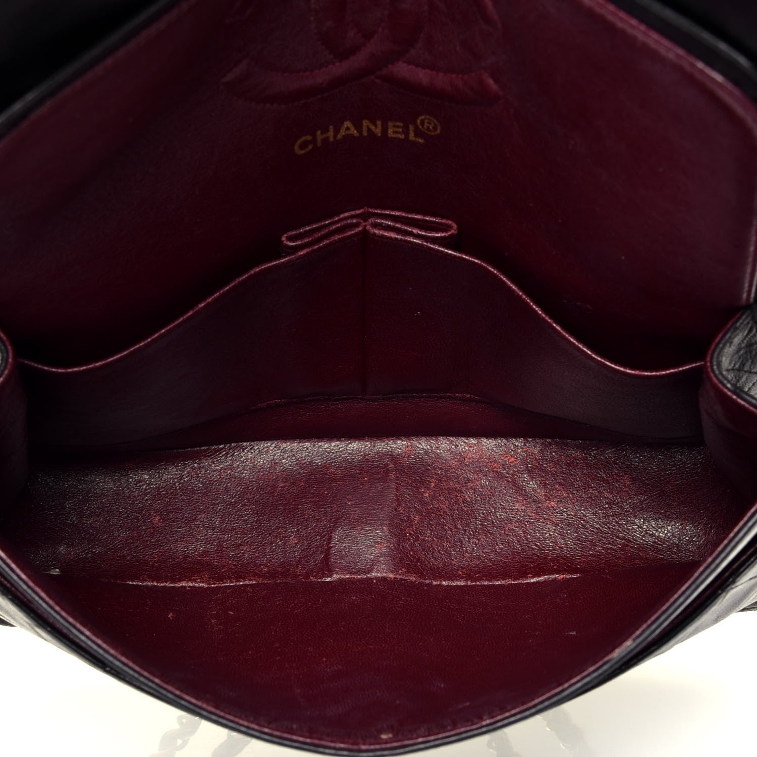 Chanel Lambskin Quilted Medium Double Flap Black 5 of 9