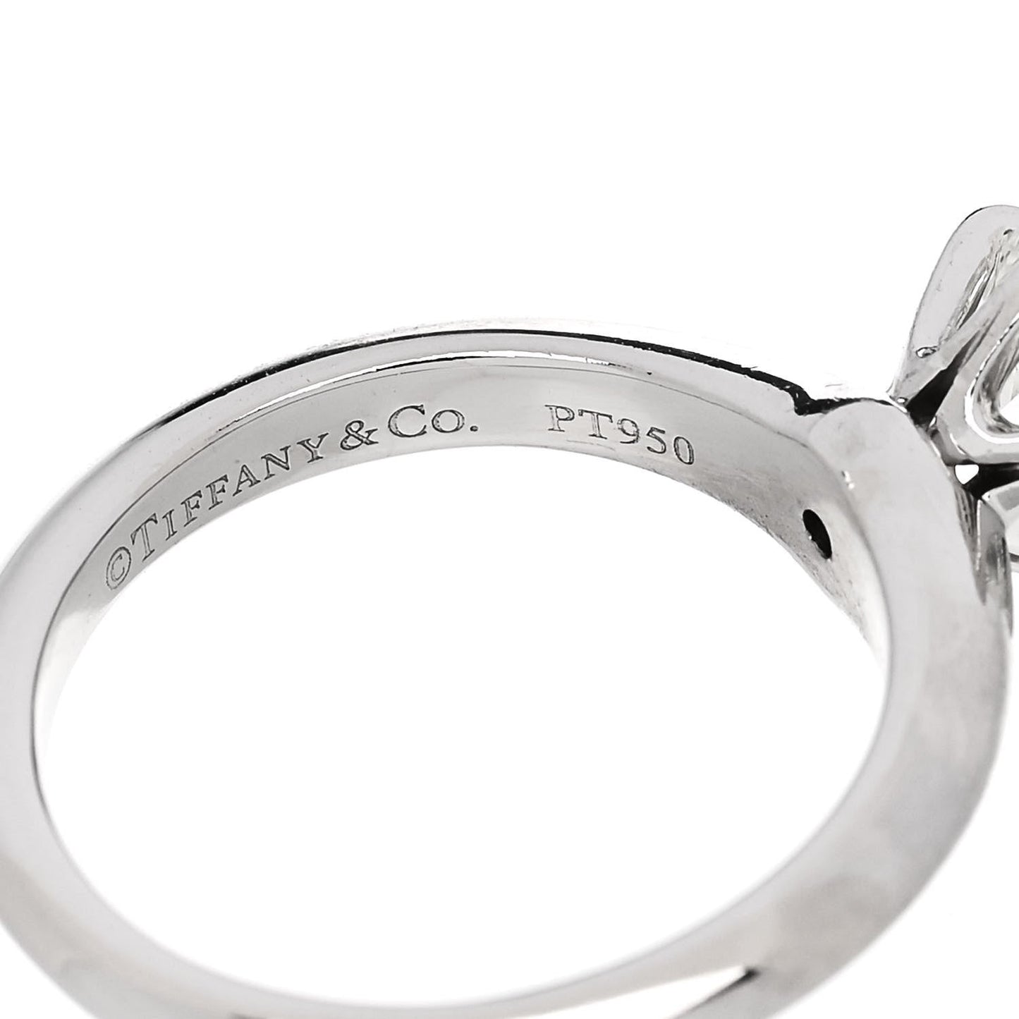 Platinum Diamond 1.02ct Solitaire Engagement Ring 48 4.5