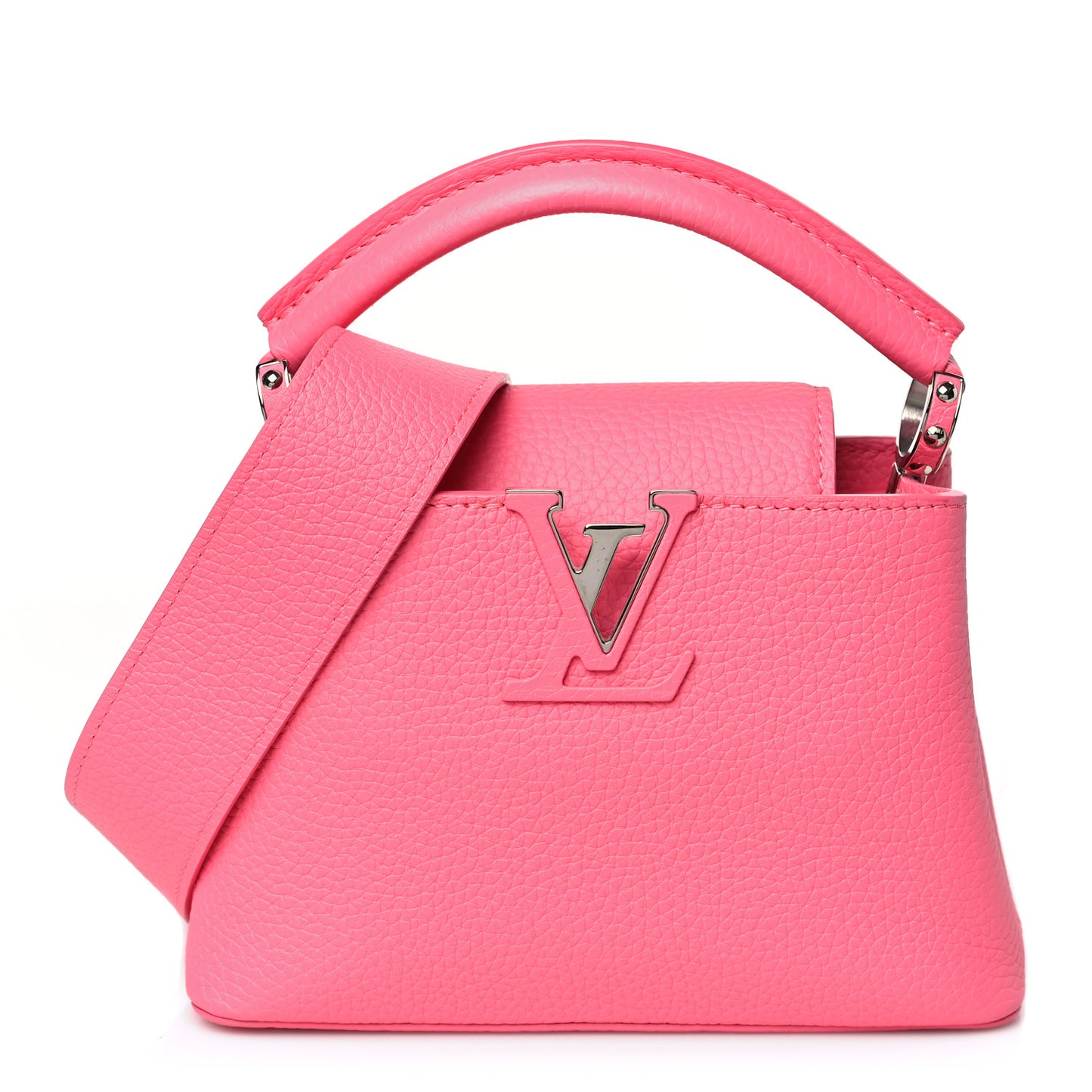 Taurillon Capucines Mini Fluo Pink