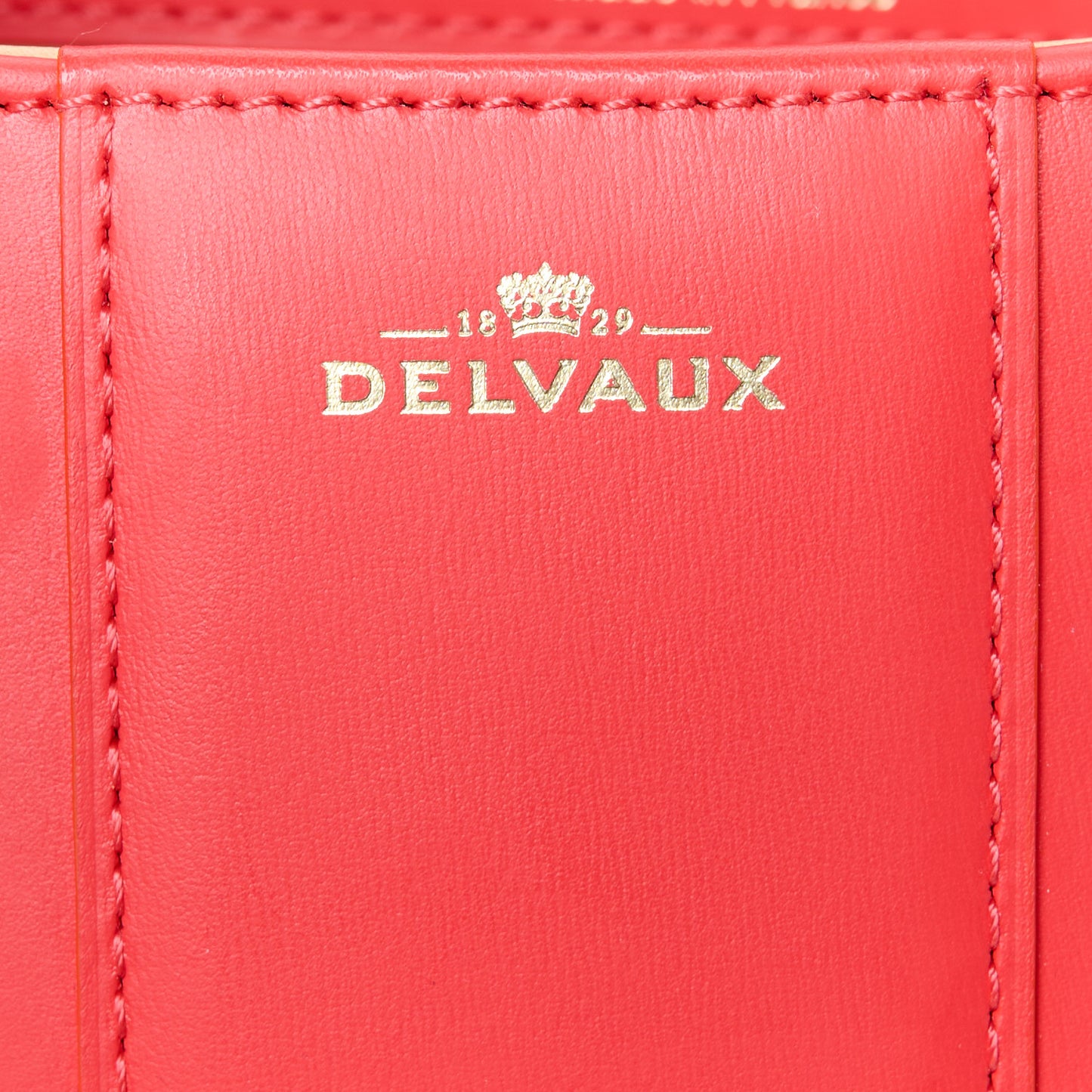 Box Calfskin Mini Brillant Satchel Coral