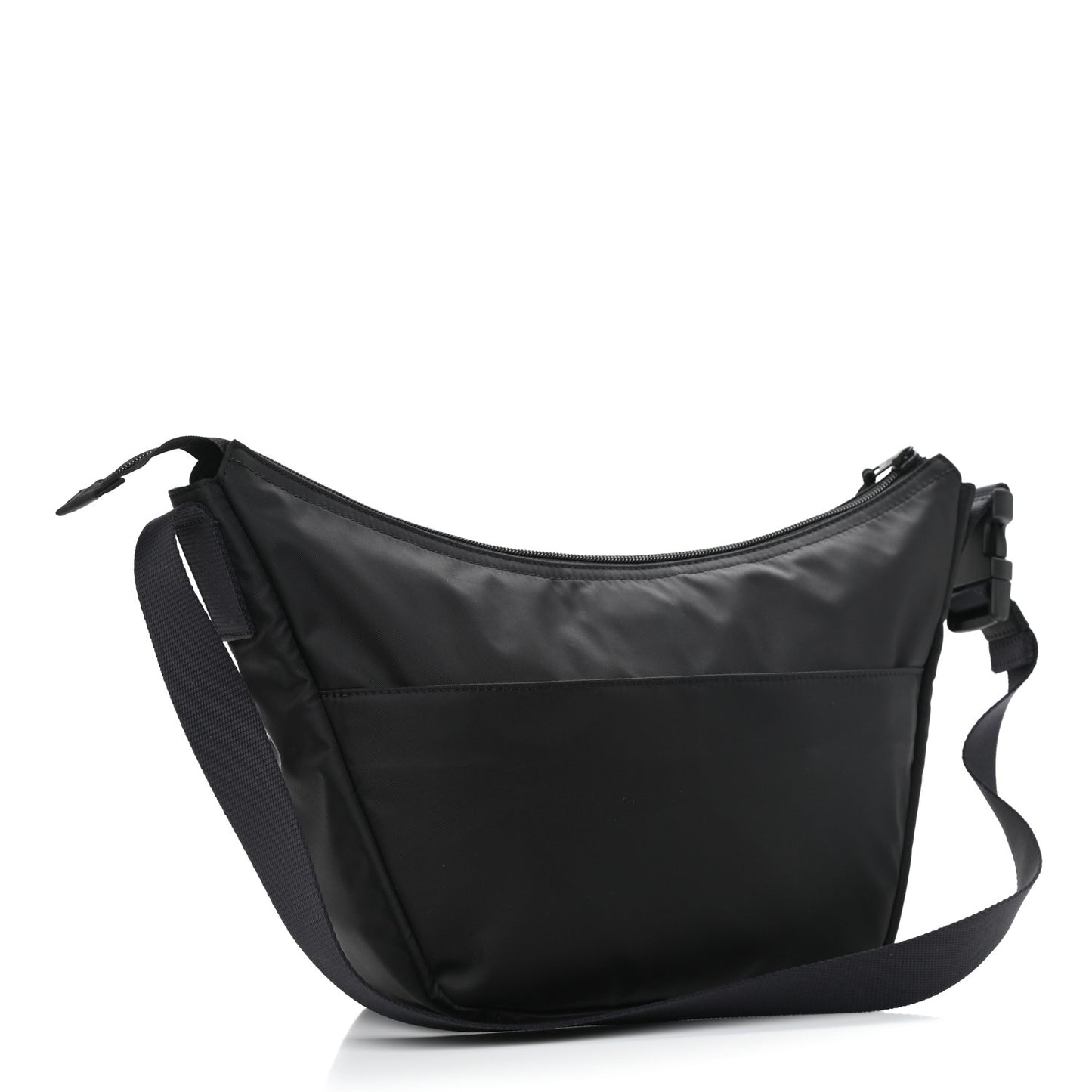 Nylon Hotel Sling Bag Black