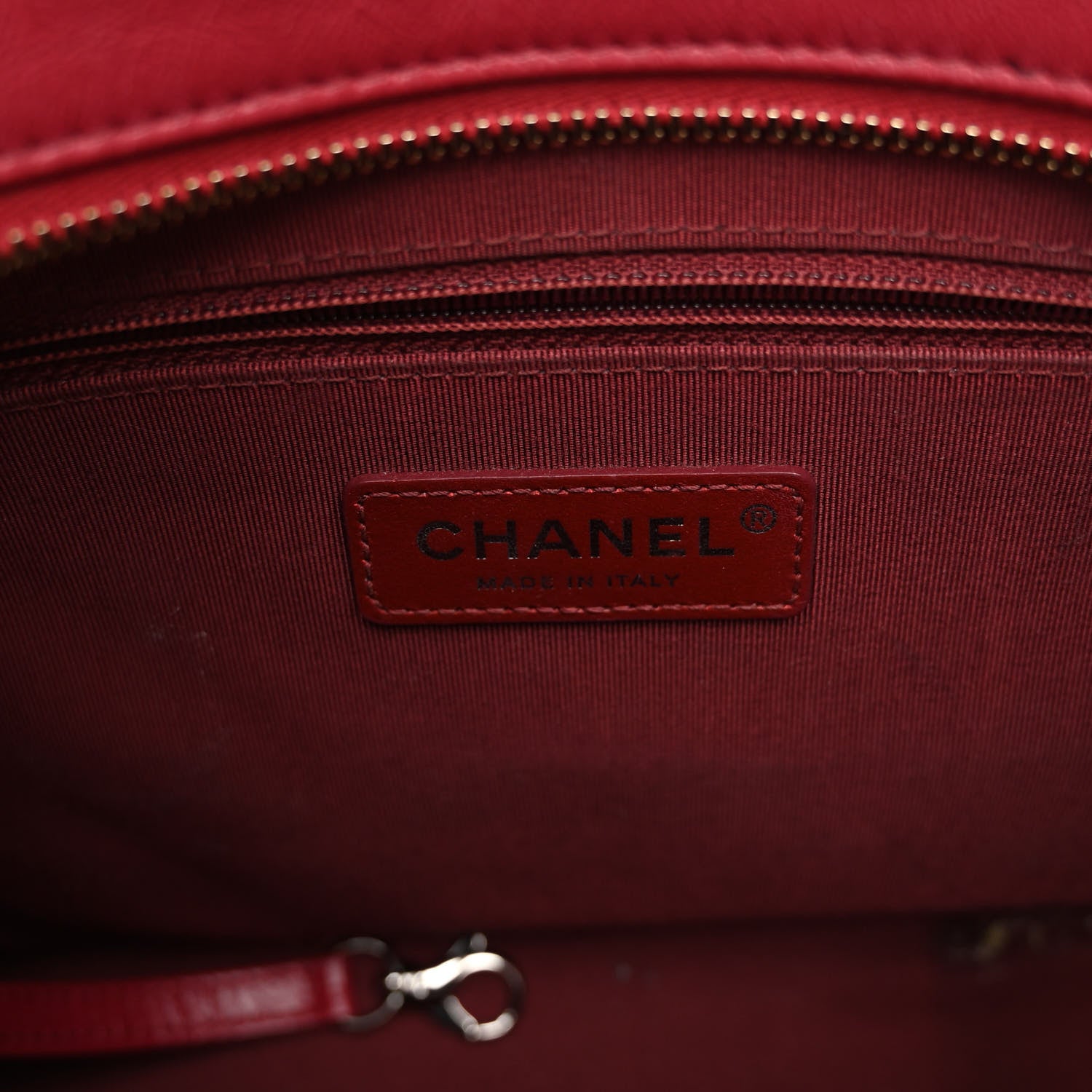 Chanel Aged Calfskin Chevron Quilted Medium Gabrielle Hobo Dark Pink 6 of 11