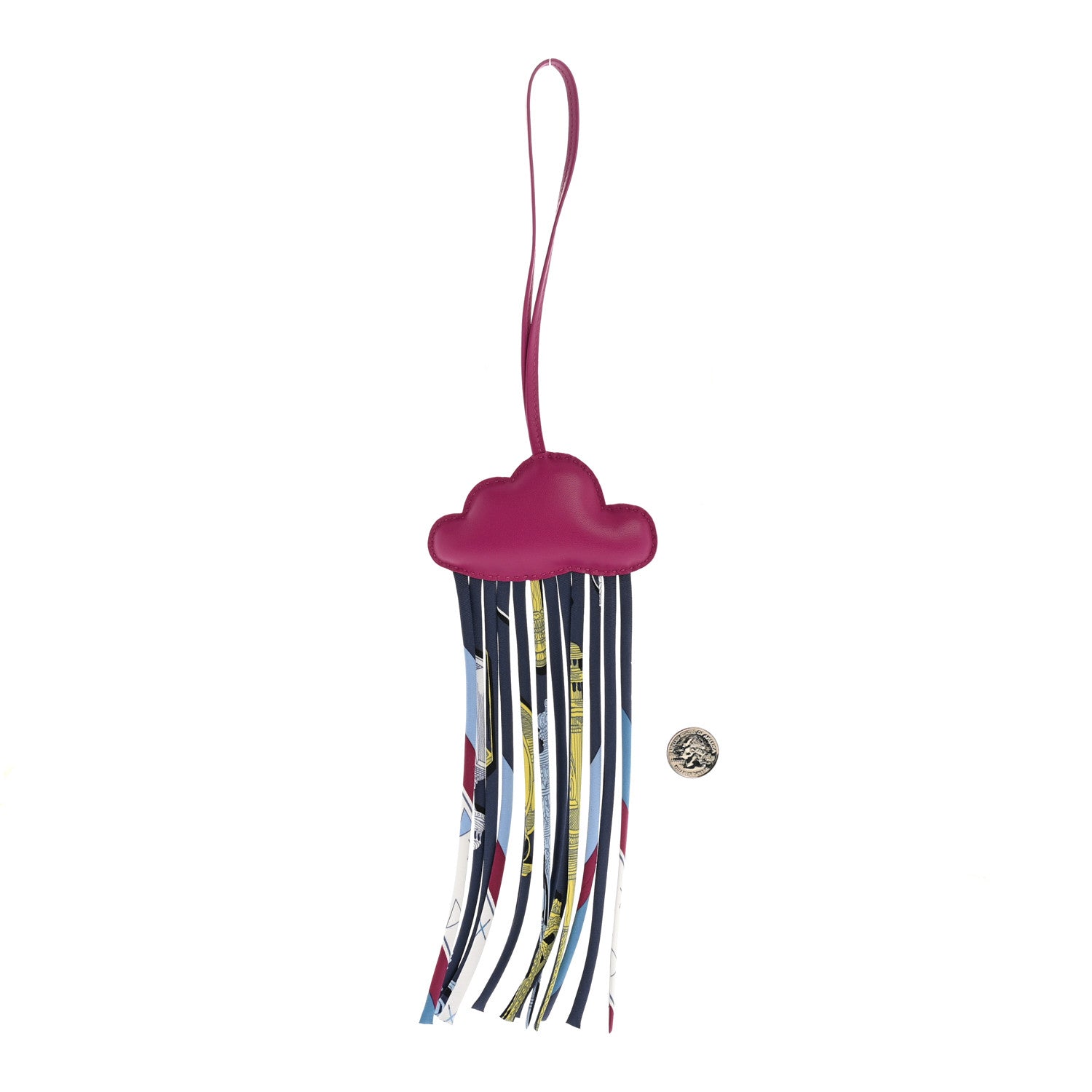 Hermes Swift Silk Cord Petit H Cloud Bag Charm 1872496 – FASHIONPHILE
