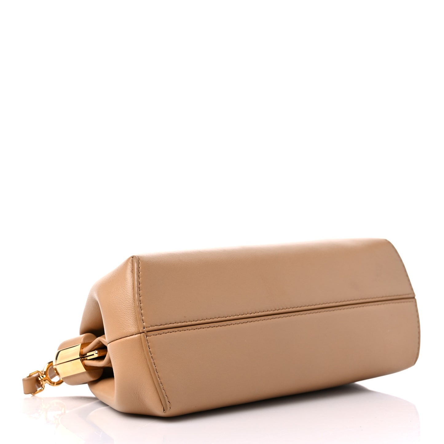 Shiny Nappa Small Fendi First Sand