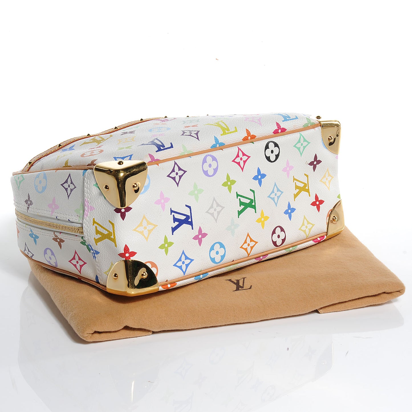 Monogram Multicolor Trouville White