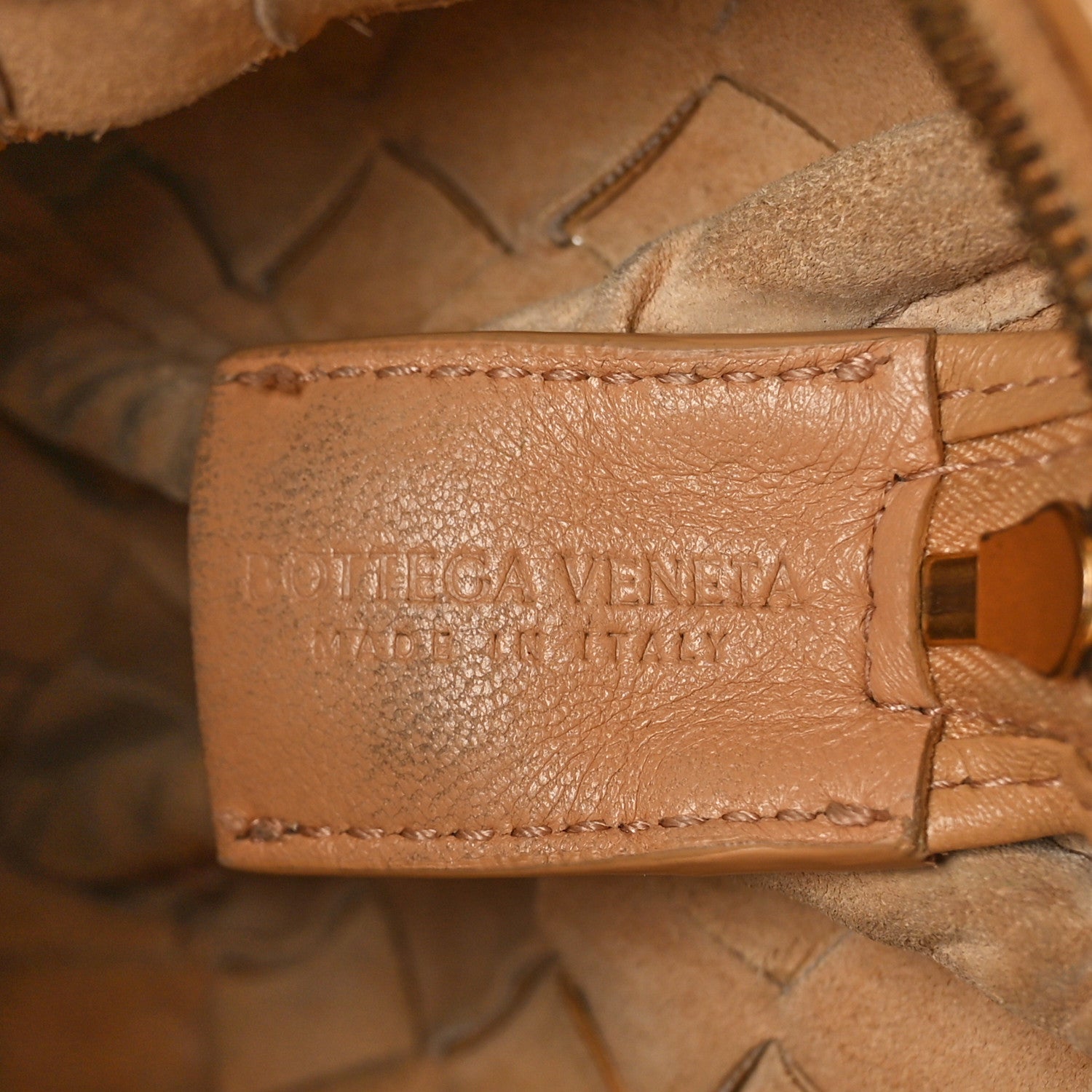 Bottega Veneta Nappa Intrecciato Mini Loop Camera Bag Almond 6 of 9
