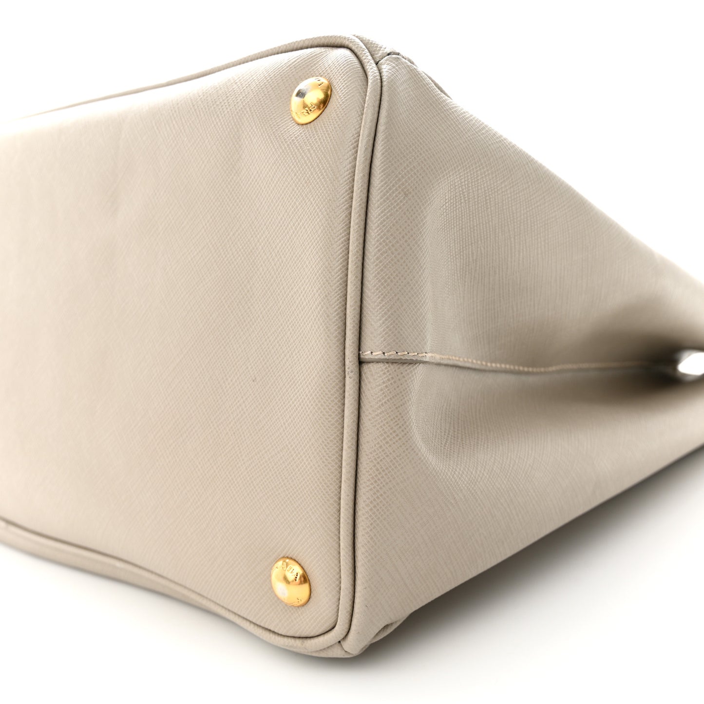 Saffiano Lux Extra Large Galleria Double Zip Tote Argilla
