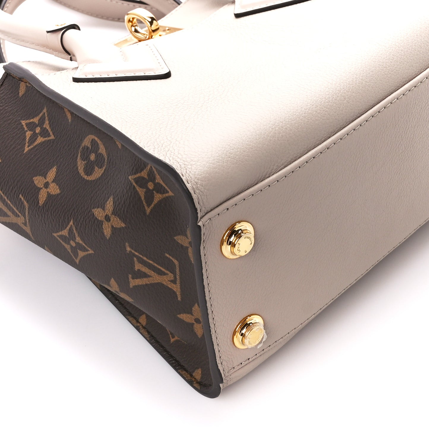 Calfskin Monogram On My Side PM Greige