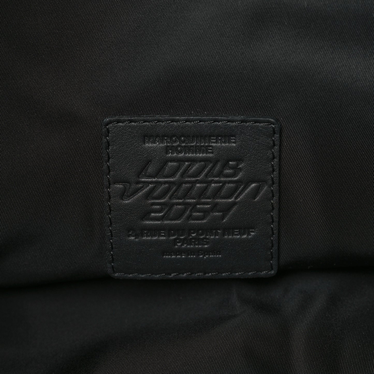 Monogram 3D 2054 Drawstring Backpack Grey Black