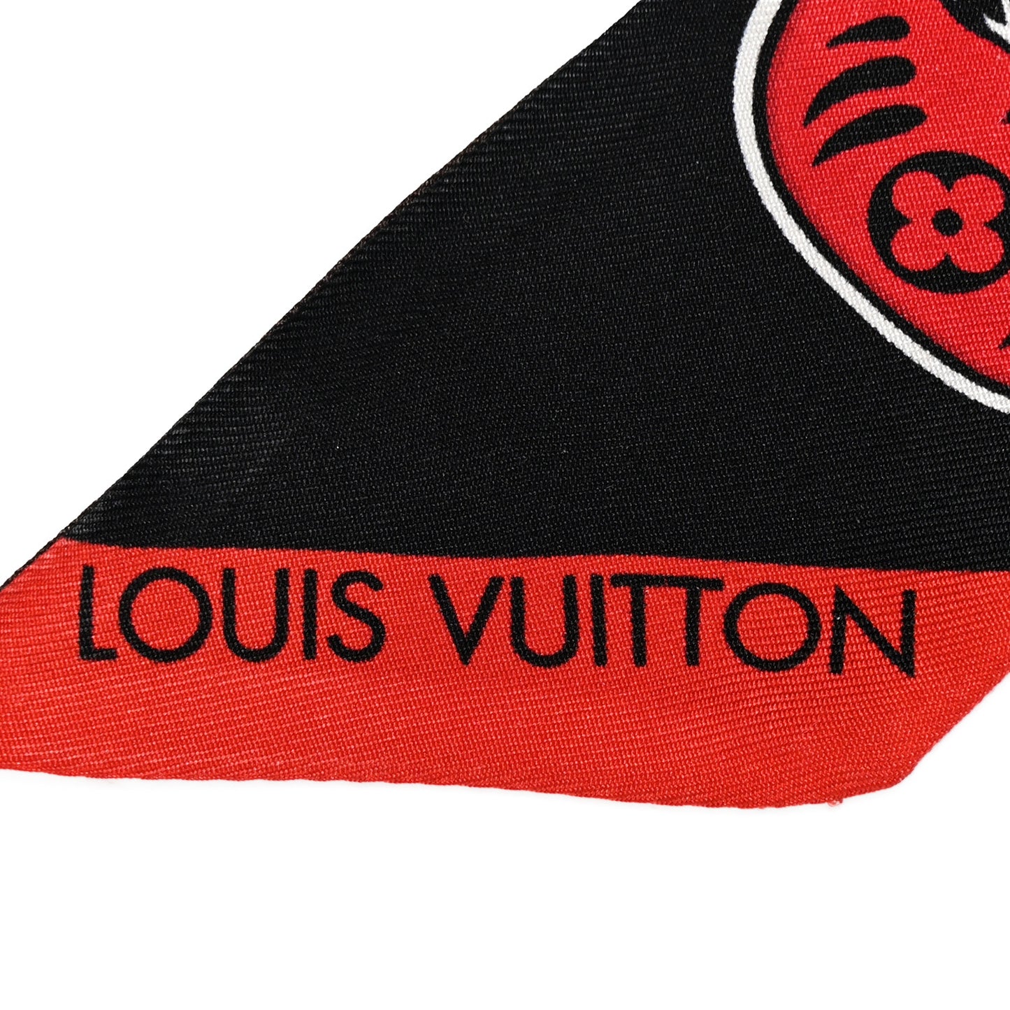 Silk Monogram Kabuki Stickers BB Bandeau Black