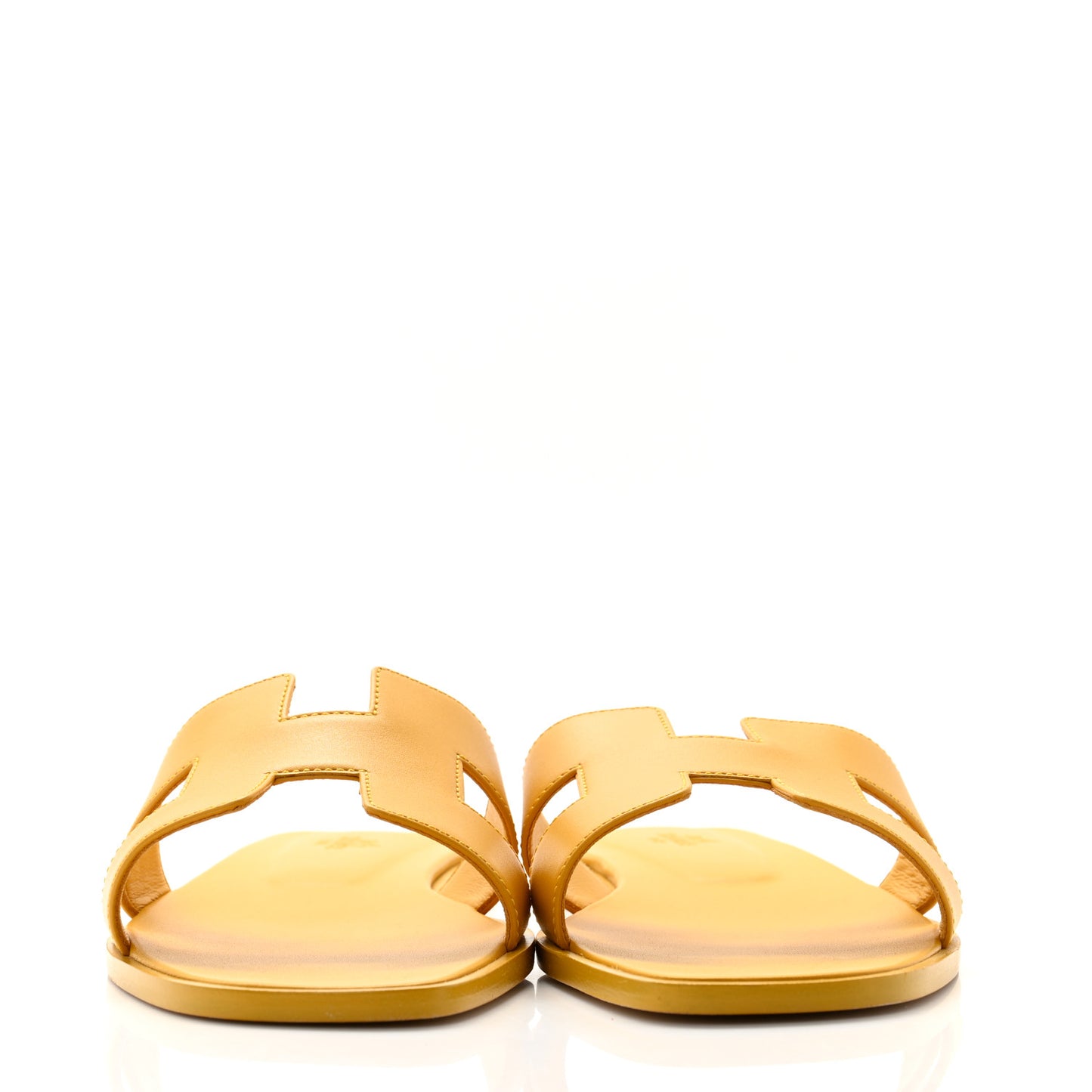 Box Calfskin Oran Sandals 41 Jaune Citron