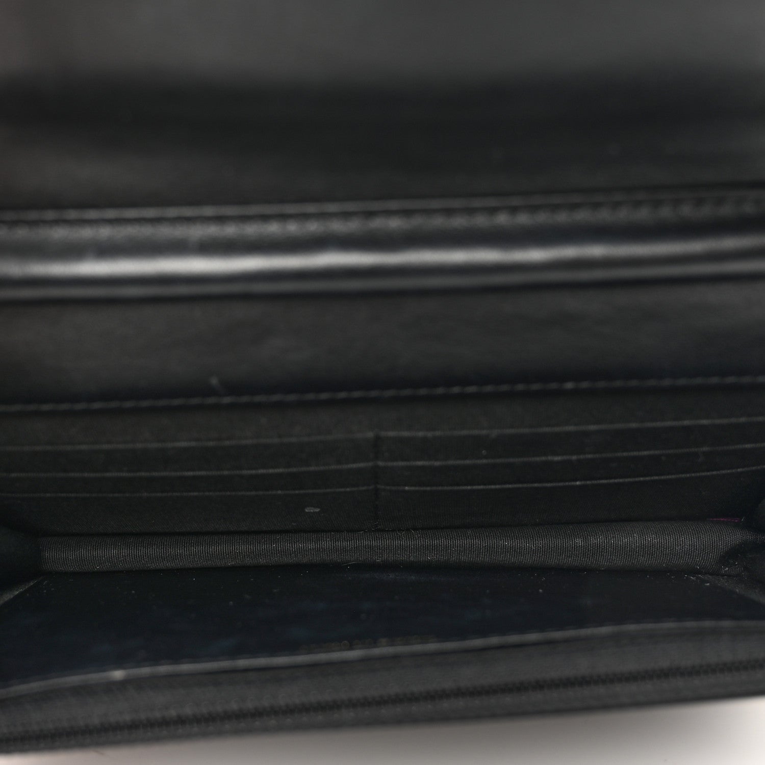 Chanel Caviar Chevron Quilted Boy Wallet On Chain WOC Black 6 of 11