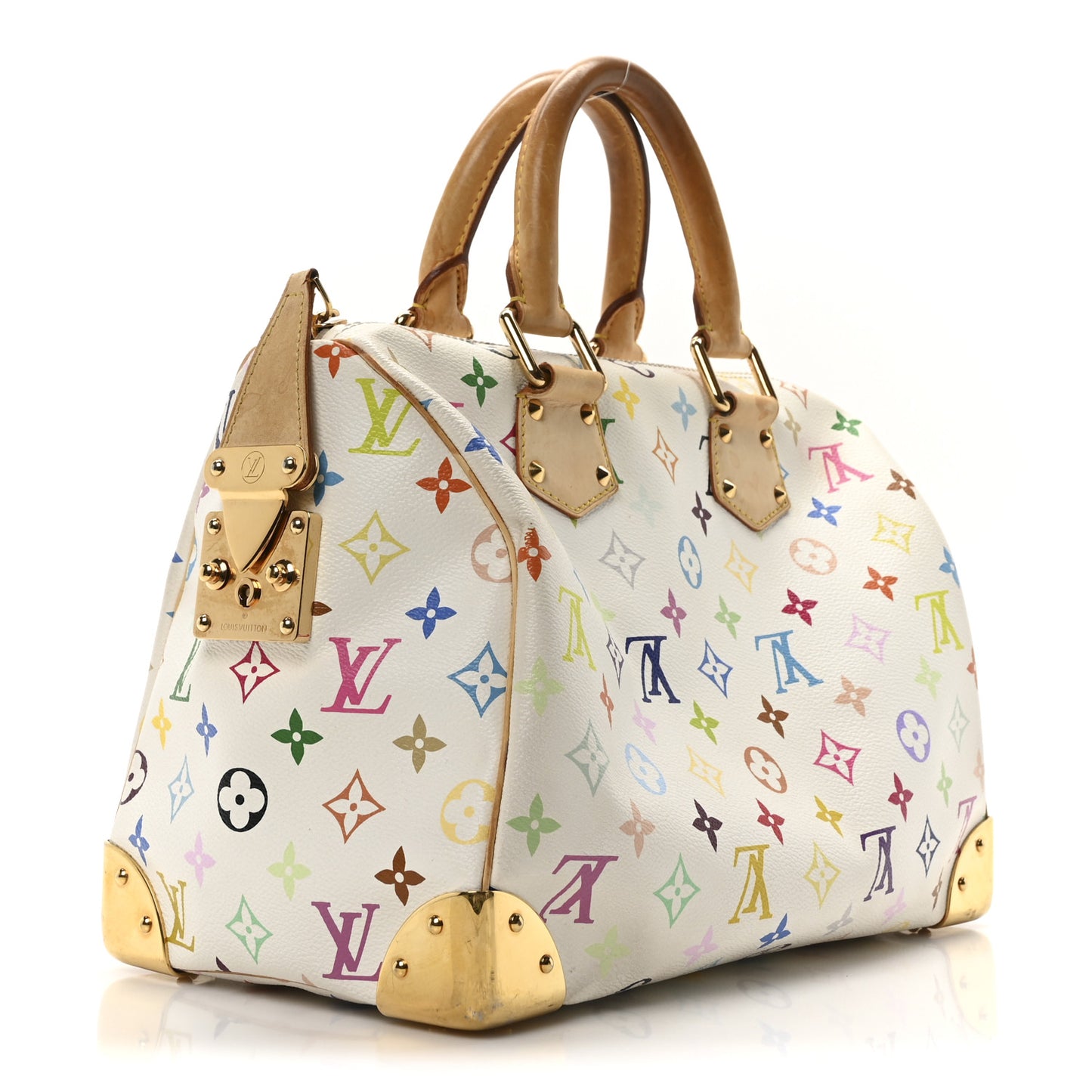 Monogram Multicolor Speedy 30 White