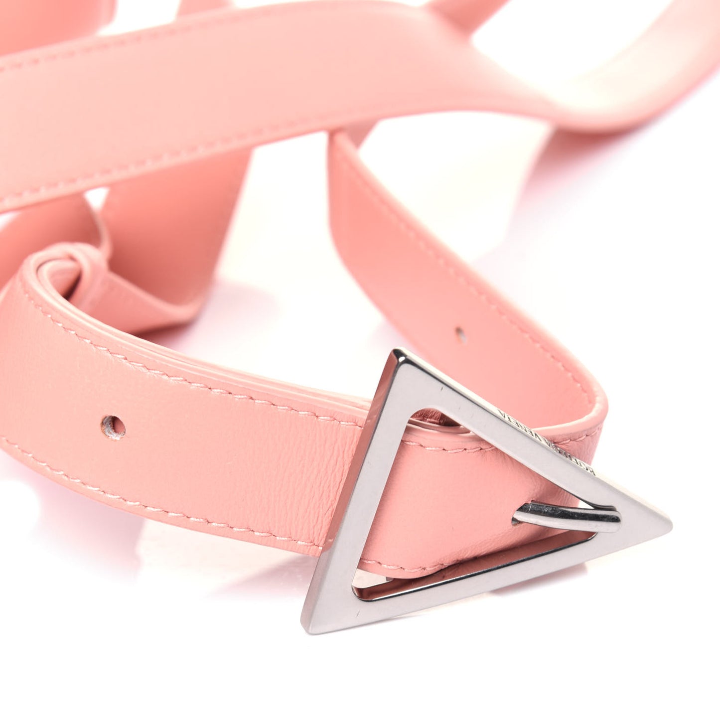 Nappa Maxi Intreccio Padded Cassette Crossbody Bag Peachy