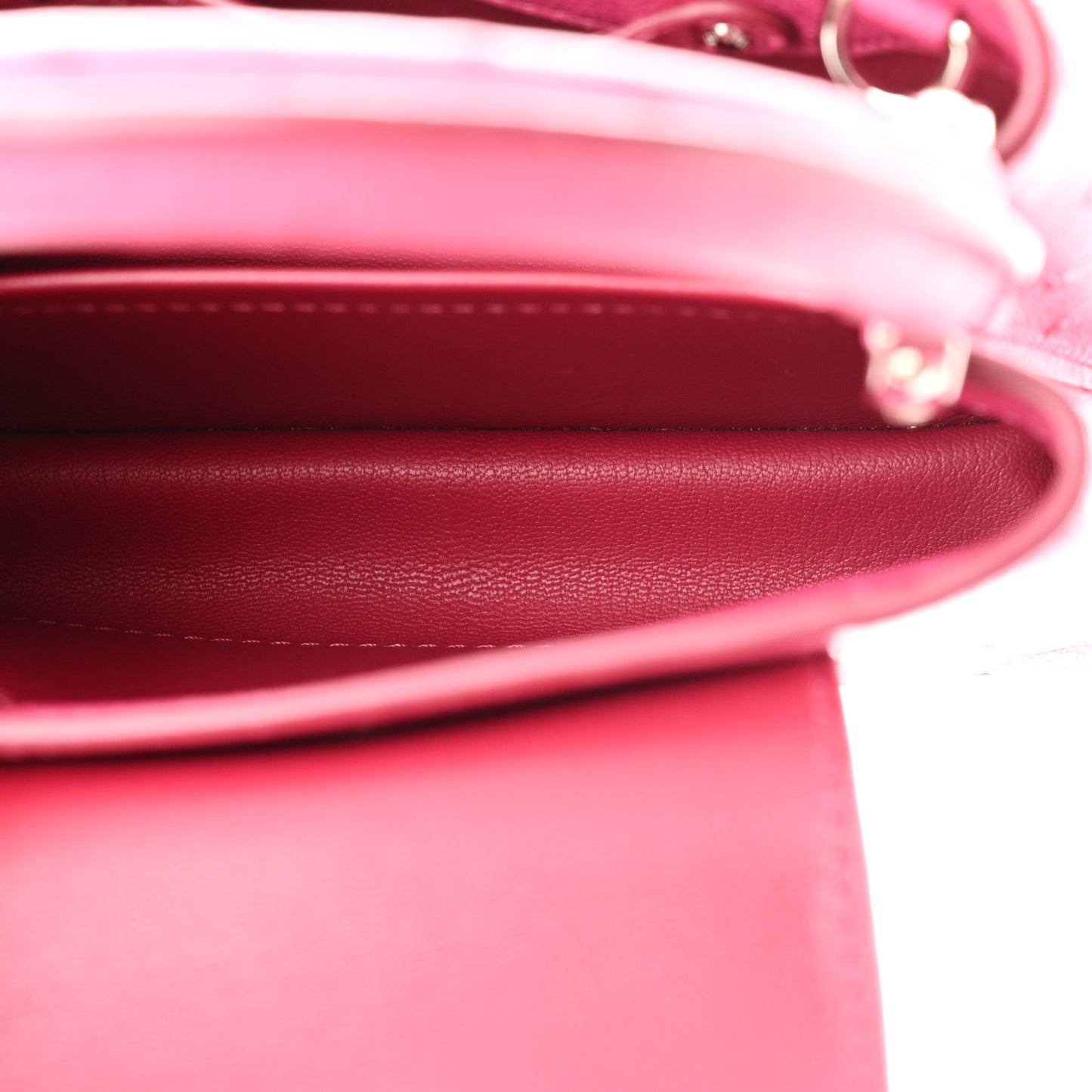Ostrich Capucines Mini Fuchsia