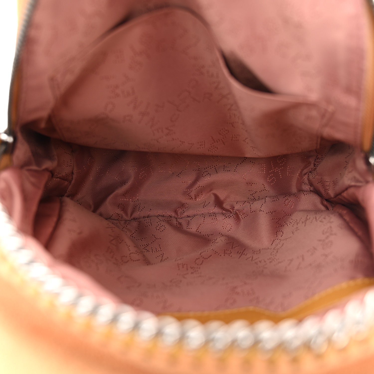 Stella McCartney Shaggy Deer Mini Falabella Backpack Honey 5 of 10