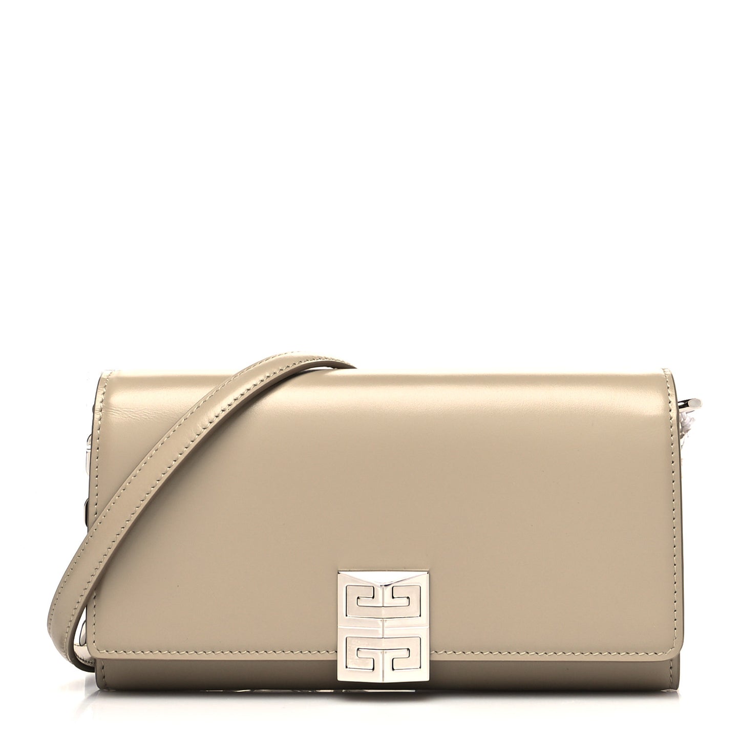 Calfskin 4G Wallet on Chain Dune