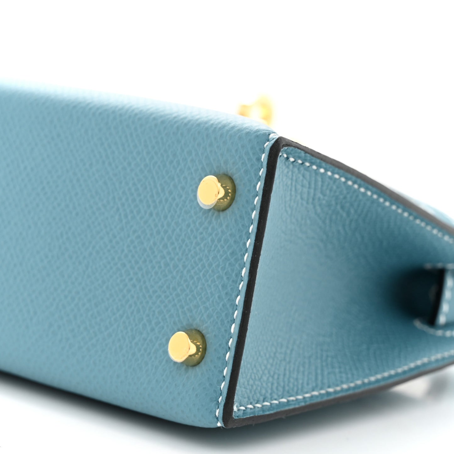 Epsom Mini Kelly Sellier 20 New Blue Jean