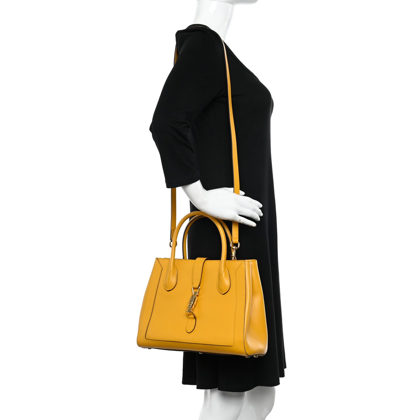 Boarded Plutone Calfskin Medium Jackie 1961 Tote Crop