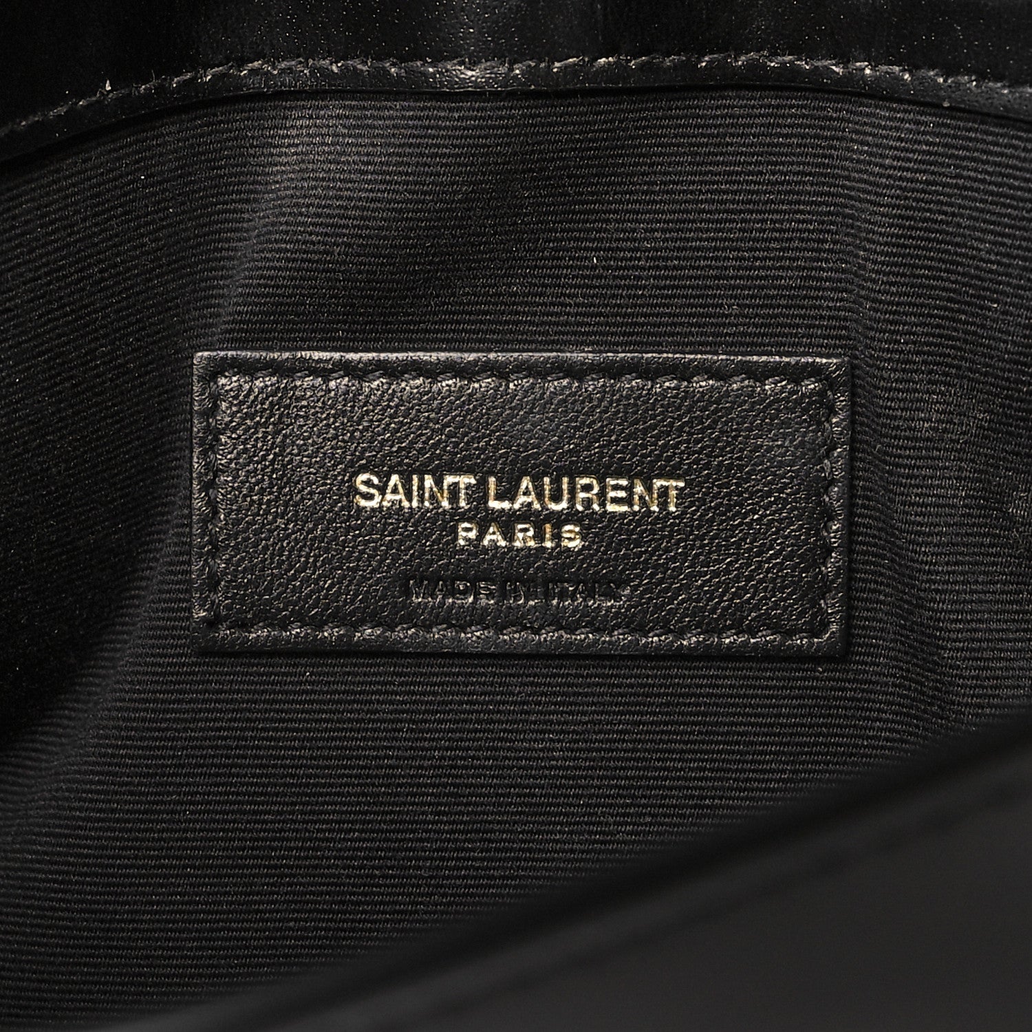 Saint Laurent Grain De Poudre Uptown Pouch Black 6 of 12