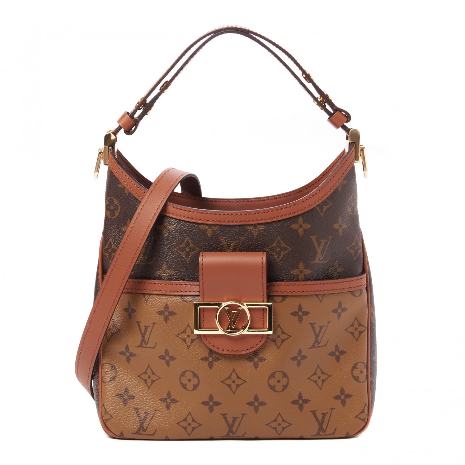 Louis Vuitton Reverse Monogram Dauphine Hobo PM 1 of 8