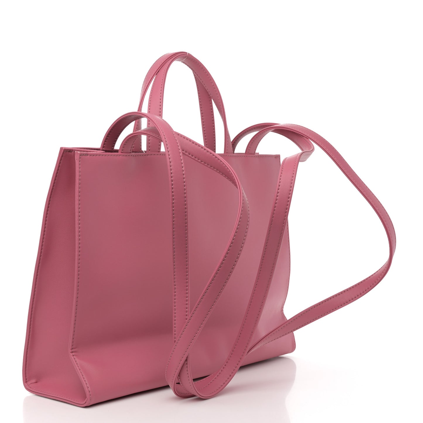Vegan Leather Medium Shopping Bag Corned Beef
