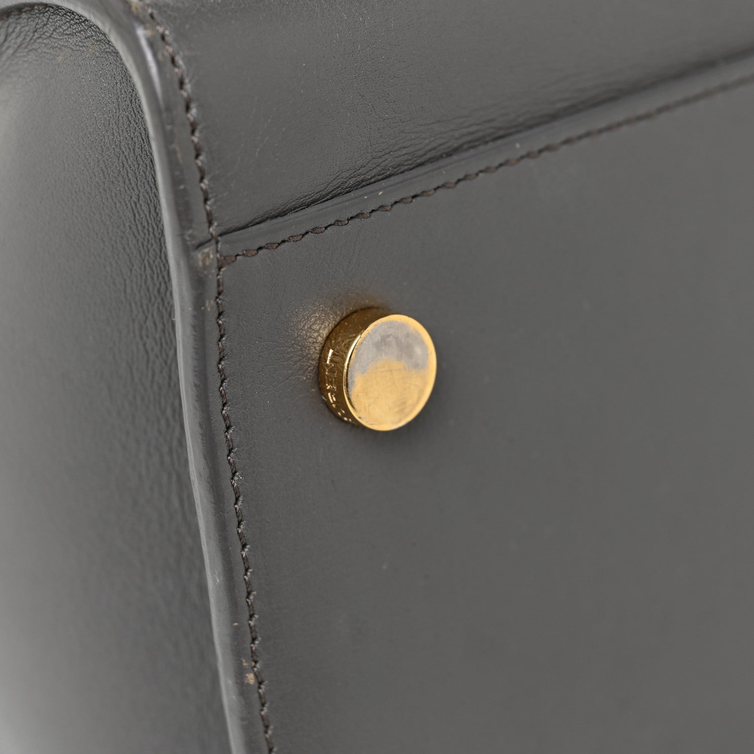 Saint Laurent Calfskin Small Monogram Cabas Grey 19 of 21