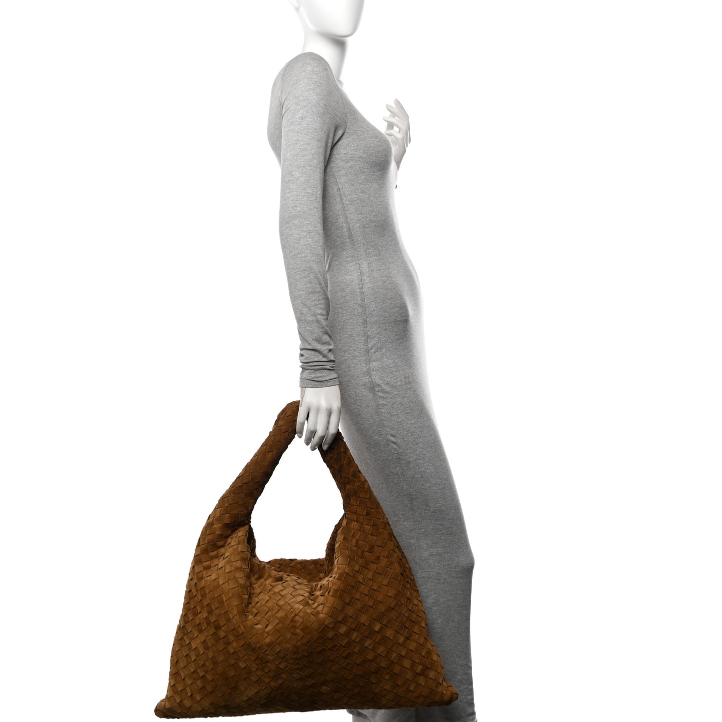 Suede Intrecciato Large Hop Acorn