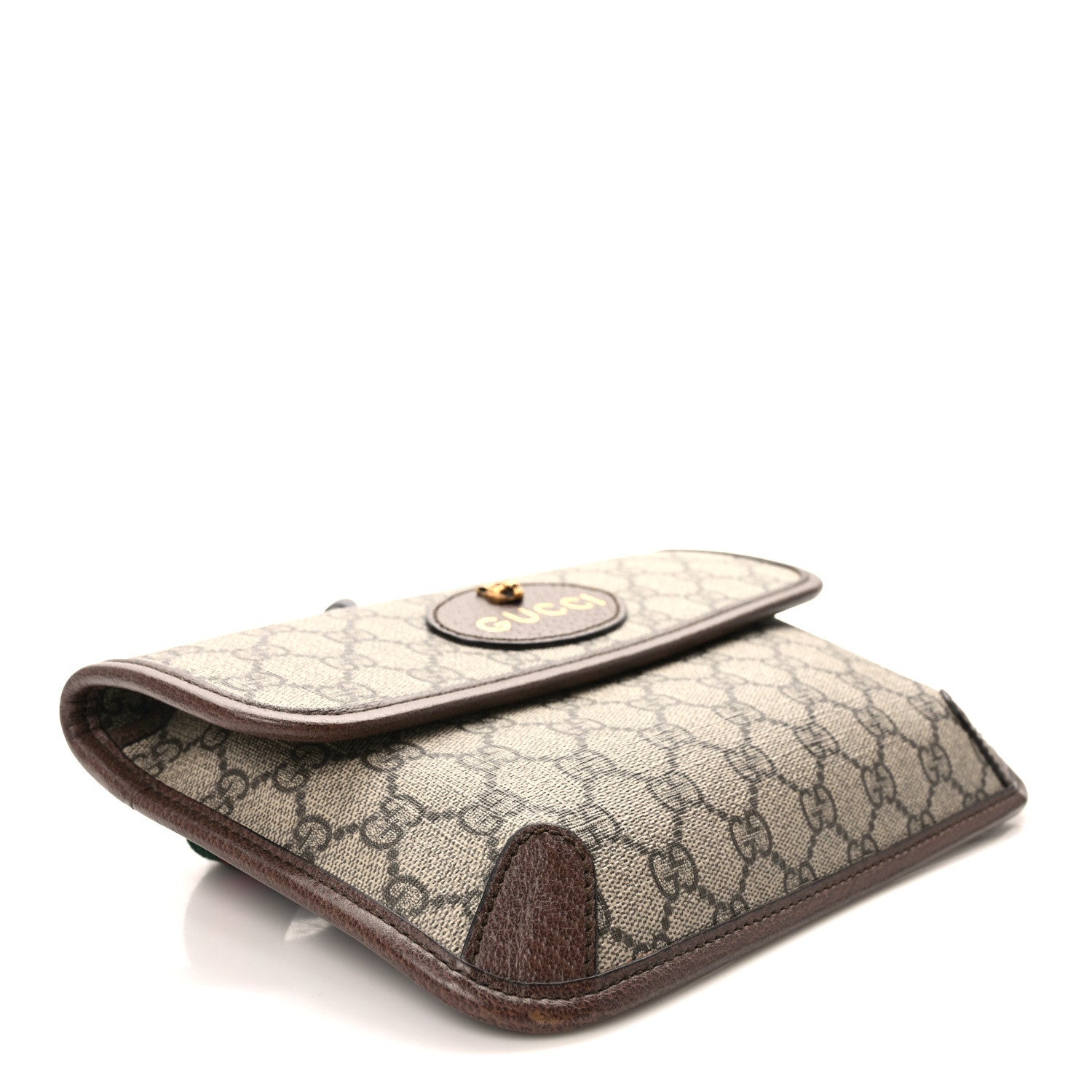 Gucci GG Supreme Monogram Neo Vintage Web Belt Bag Brown 4 of 9