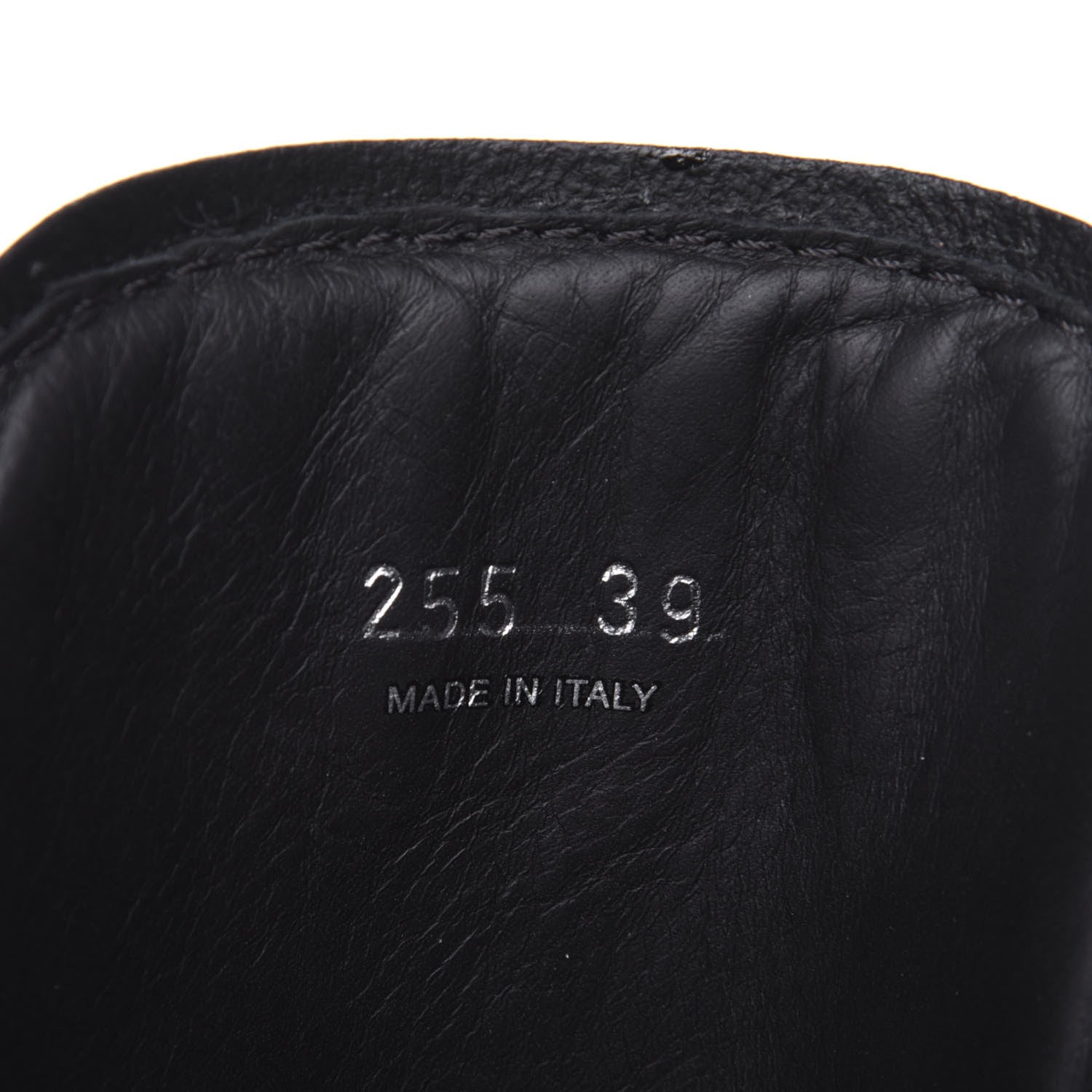 Prada Spazzolato Rois Nylon Metal Triangle Logo Monolith Pouch Pocket 55mm Boots 39 Black 10 of 11