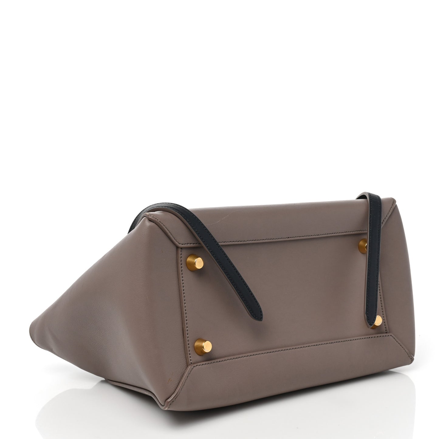 Smooth Calfskin Mini Bi-Color Belt Bag Light Smoke Violet