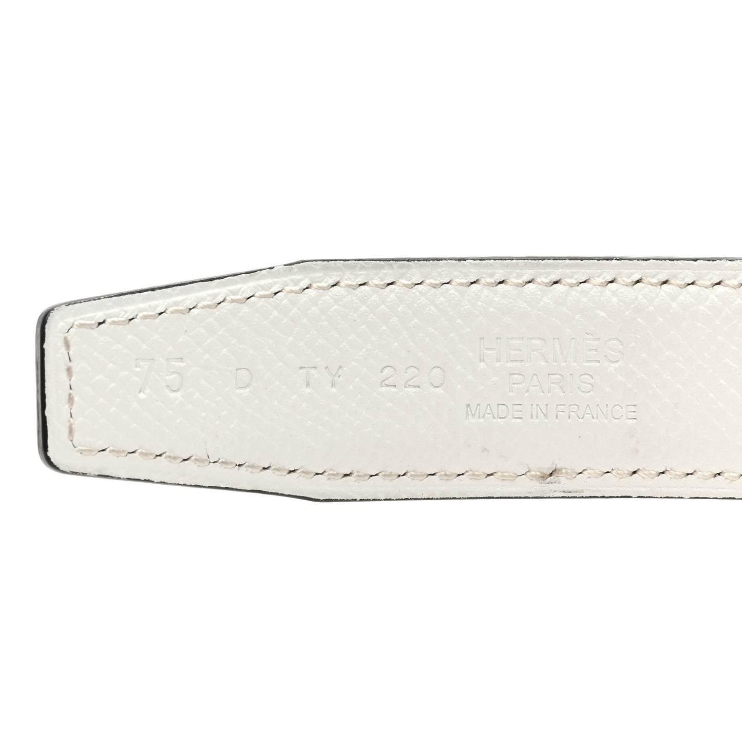 Epsom Swift 24mm Collier De Chien CDC Belt 75 30 Etoupe White