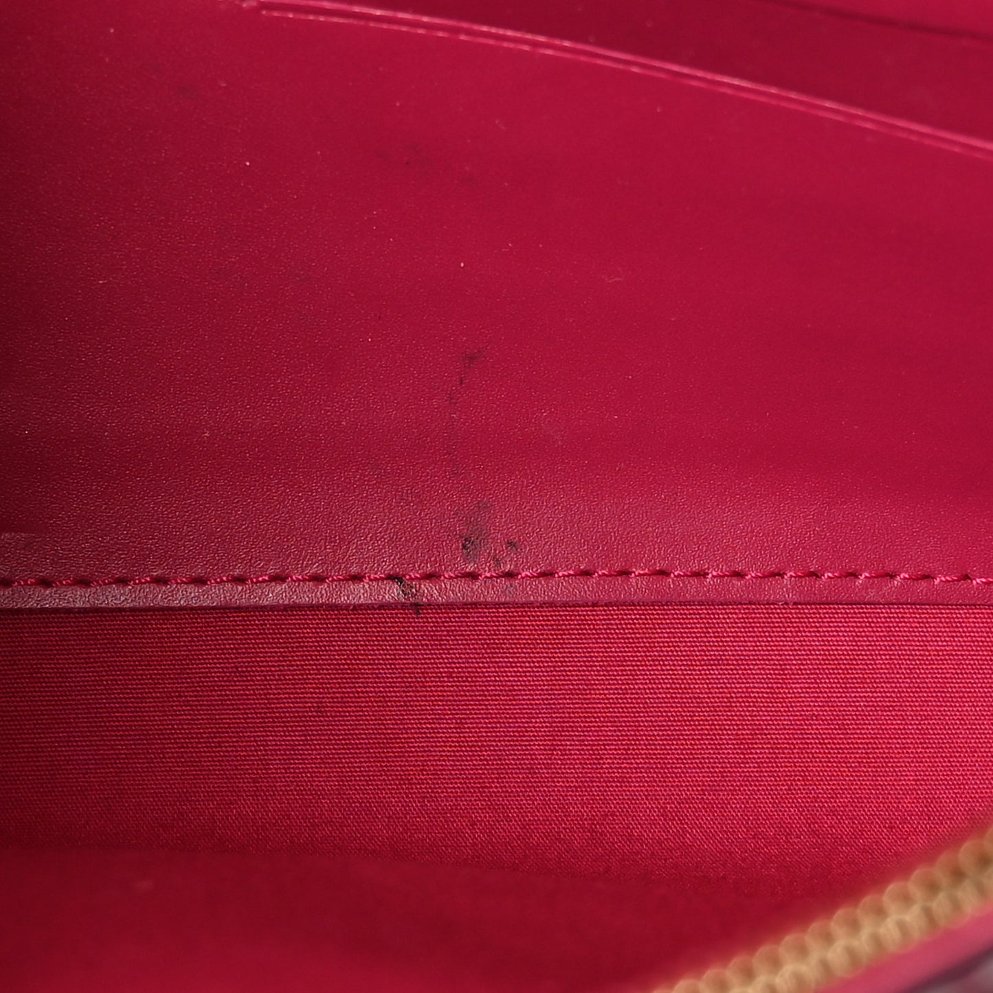 Patent Louise Clutch Rose Indien