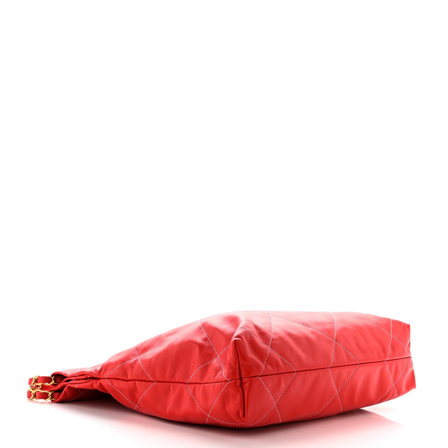 Chanel Shiny Calfskin Quilted Small Chanel 22 Red 5 of 12