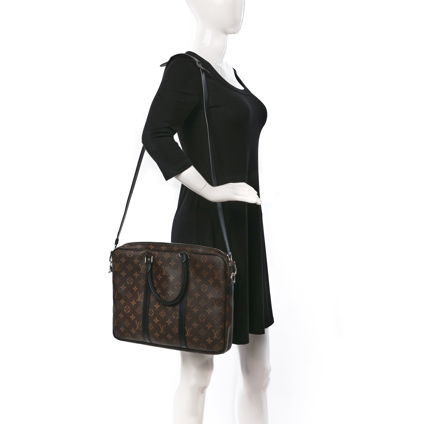 Monogram Macassar Porte-Documents Voyage PM
