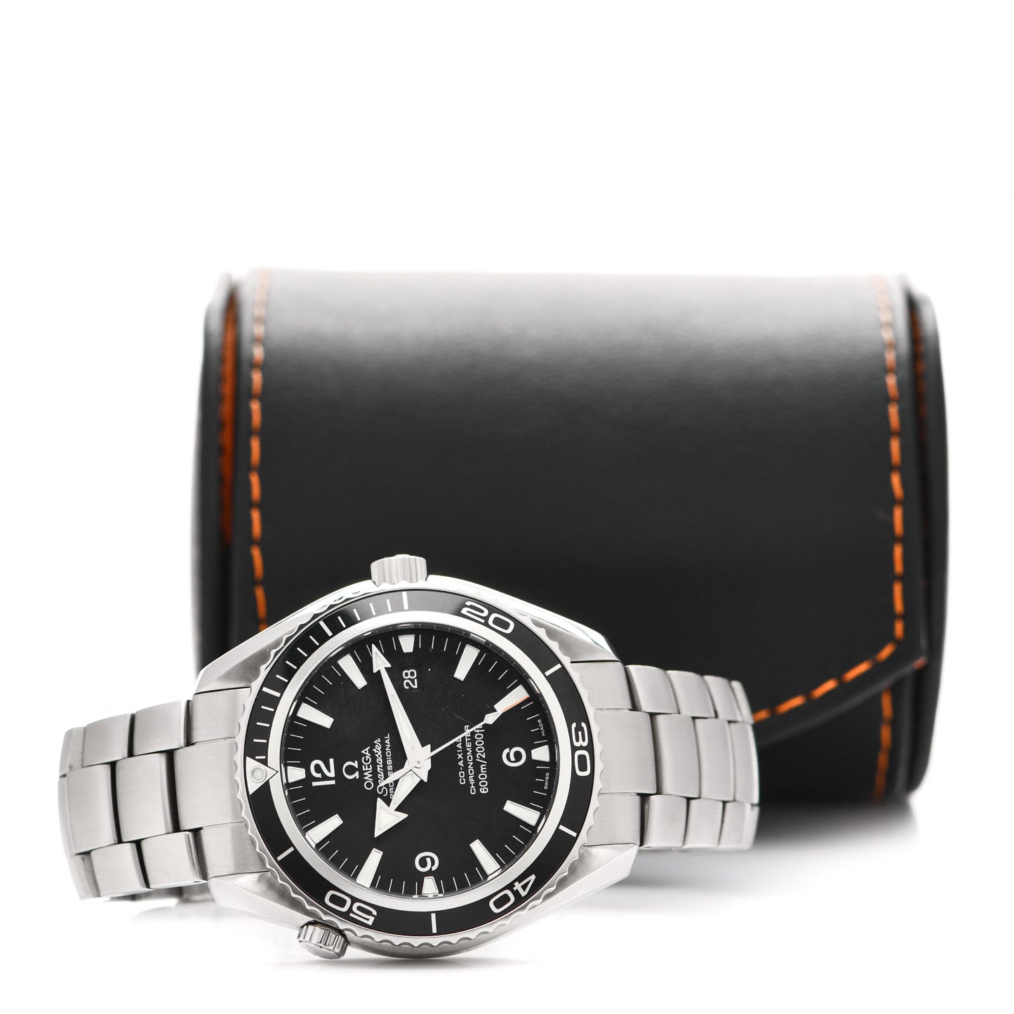 Stainless Steel 45mm Seamaster Planet Ocean Automatic Watch Black 2200.50.00
