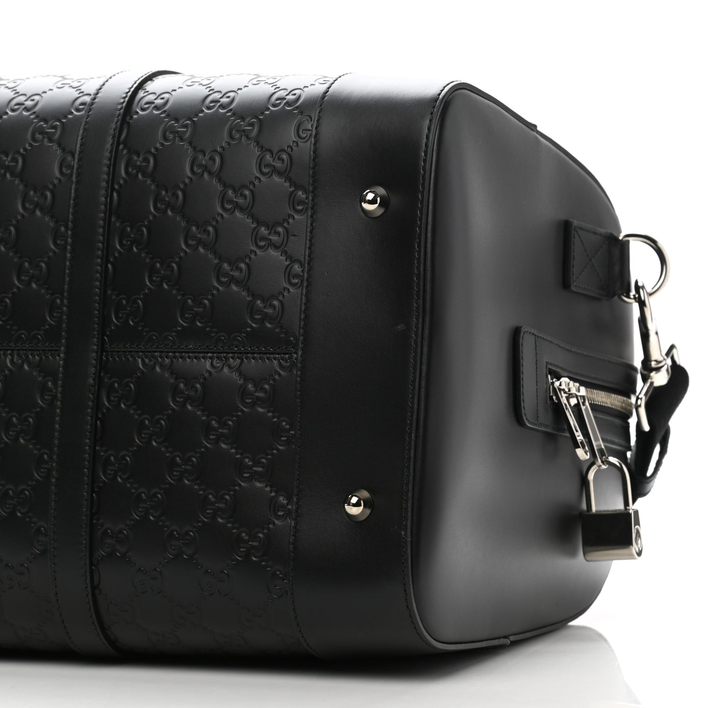 Guccissima Signature Medium Duffle Black
