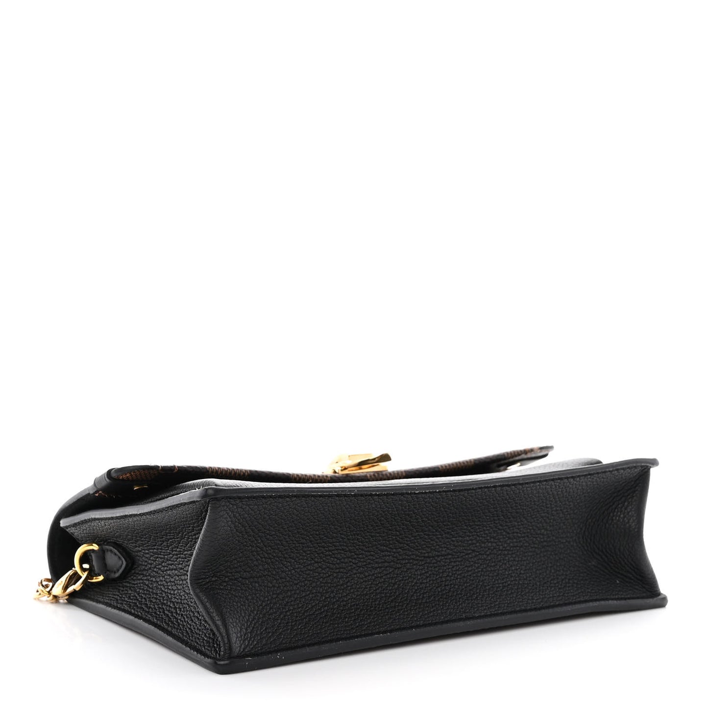 Damier Ebene Vavin Chain Wallet Black