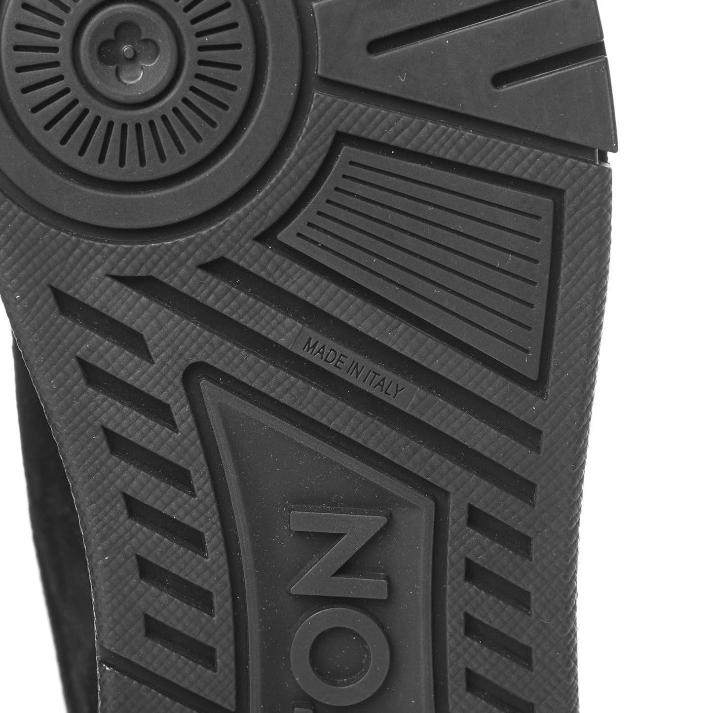 Suede Uniform Sneakers 9.5 Black