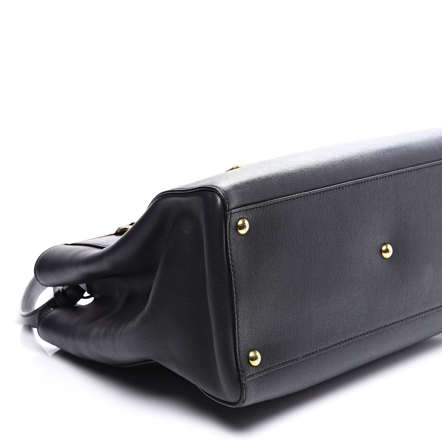 Fendi Vitello Elite Regular 2Jours Tote Black 8 of 11