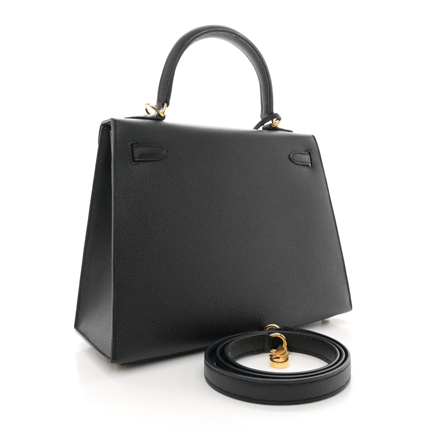 Hermes Epsom Kelly Sellier 25 Black 3 of 10