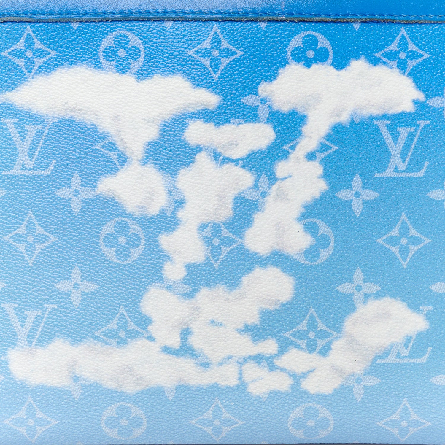Louis Vuitton Monogram Clouds Pochette Voyage MM A4 Blue 8 of 10