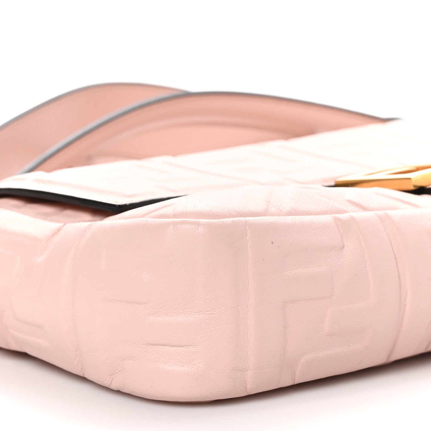 Nappa FF 1974 Embossed Baguette Rosa Bourbon