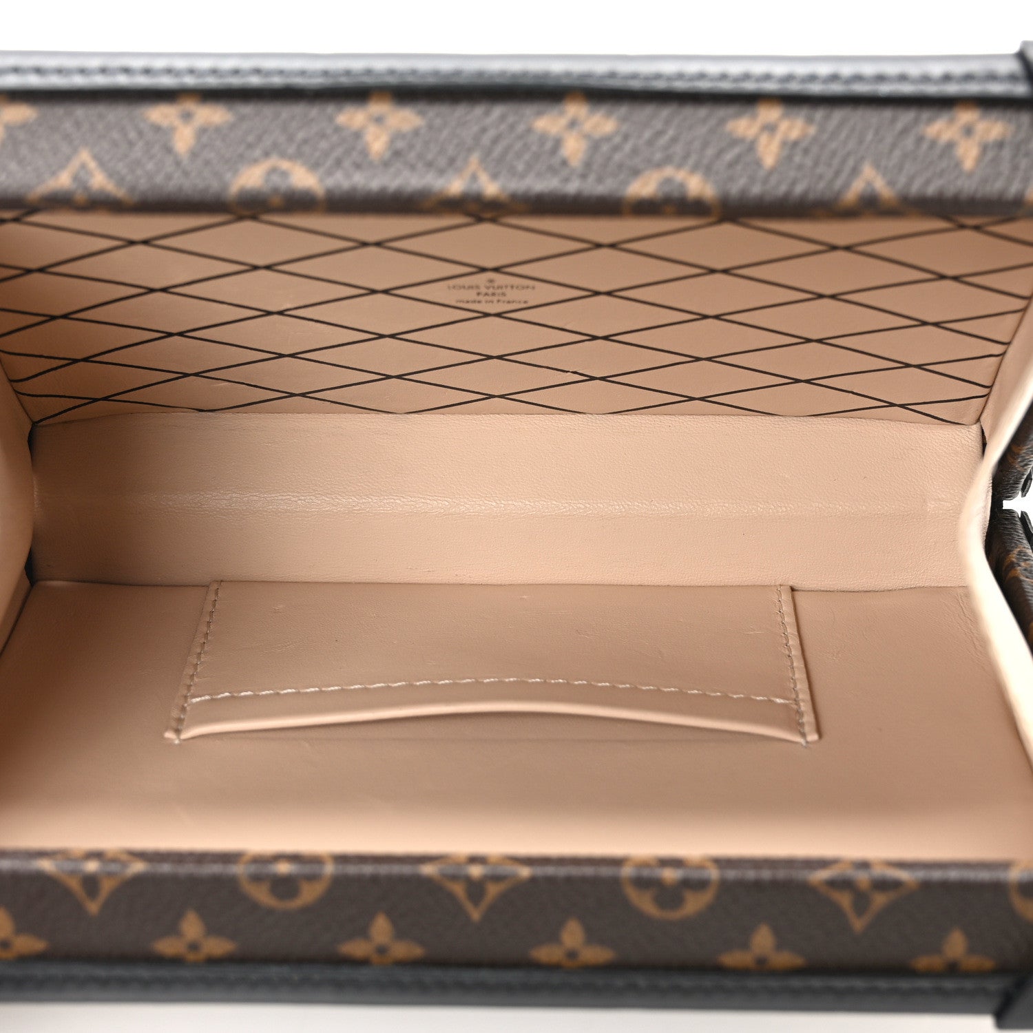 Louis Vuitton Monogram Column Petite Malle Black 5 of 11